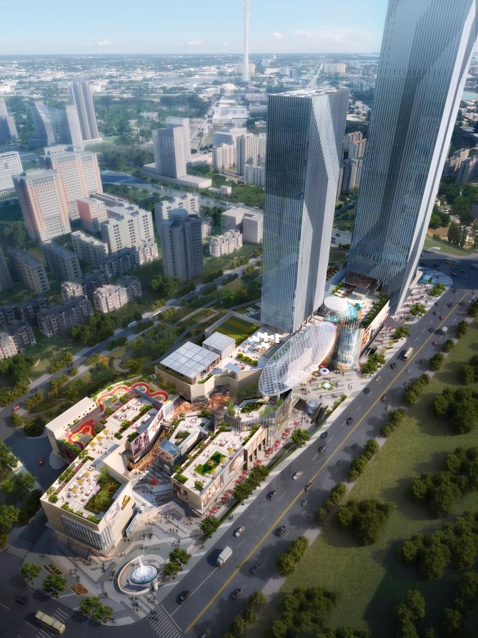 高层建筑素材科技感,高层建筑效果图素材