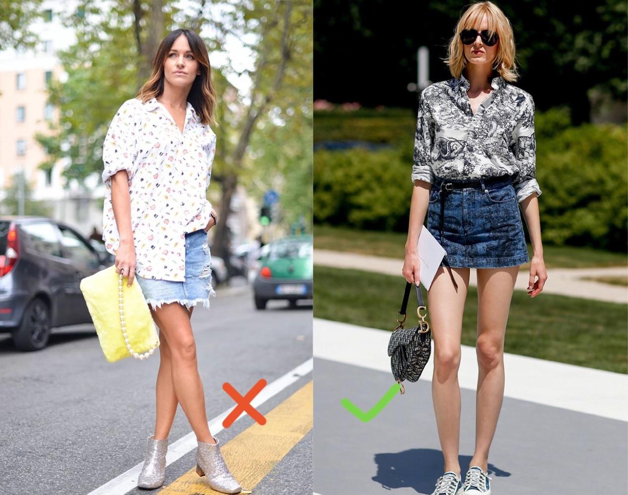 牛仔裙要选什么款,不会挑好看的衣服