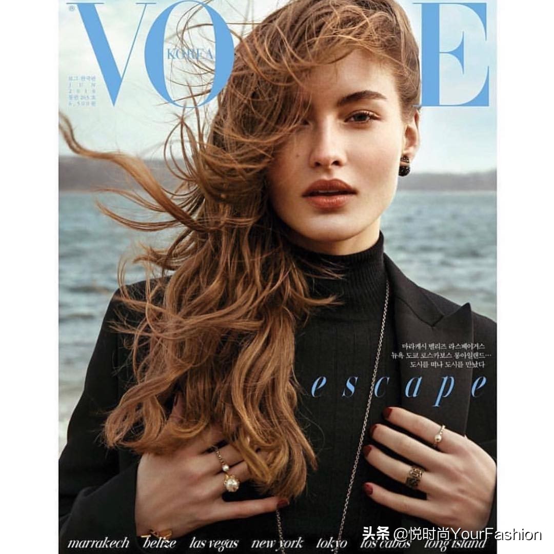 vogue红毯何穗,vogue红毯造型何穗