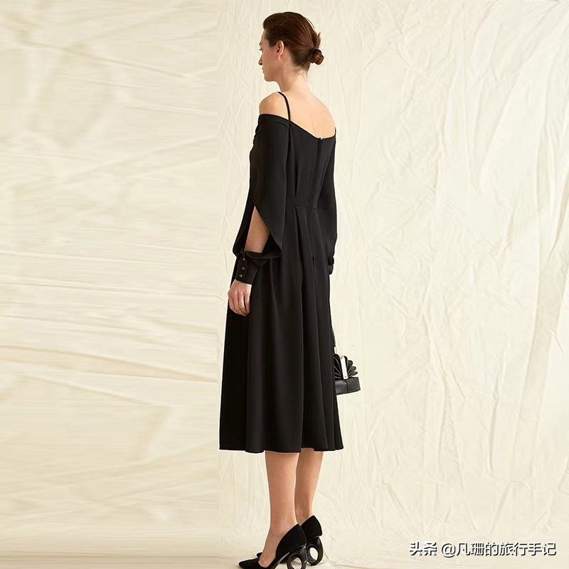 度假风绿色连衣裙,法式桔梗仙女裙​