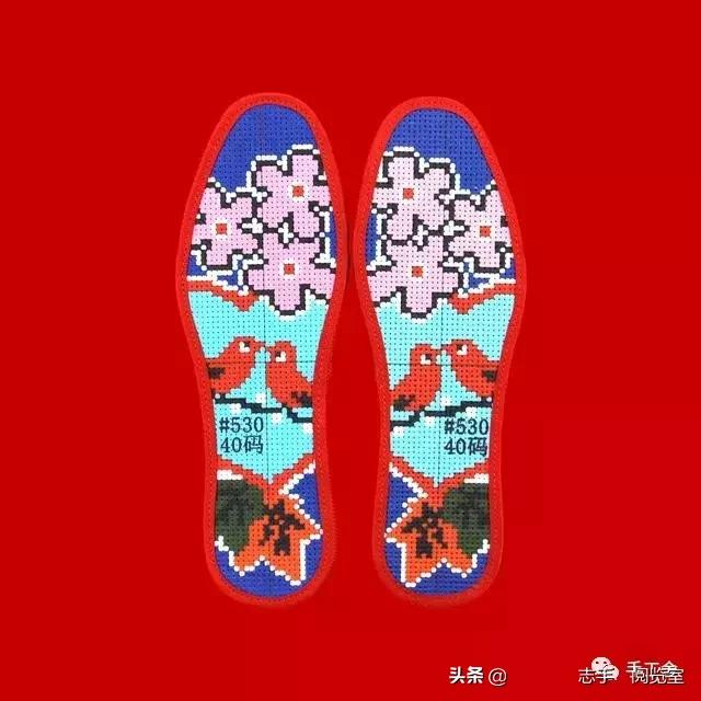 手工鞋垫自己绣,十字绣鞋垫视频教程