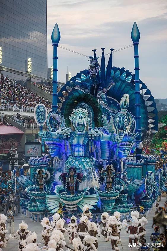 真实的巴西狂欢节,巴西惊艳沙滩狂欢节