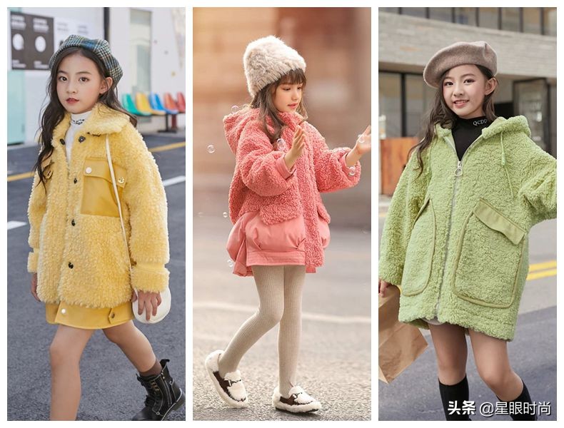 新年衣服2022新款女童棉袄,新年衣服女童2023新款外套红色