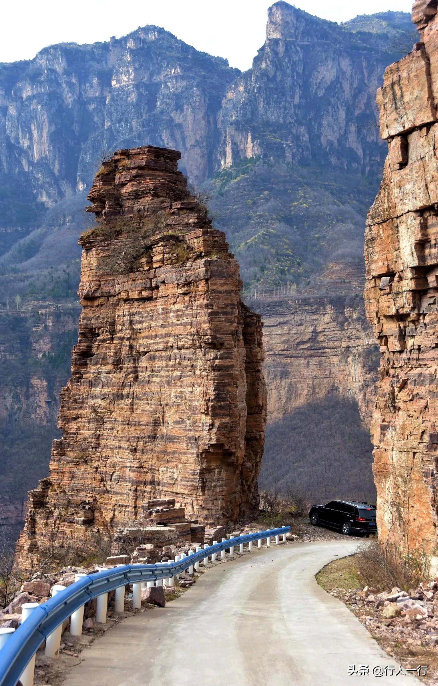 河南太行山悬崖古村,林州太行绝美古村落