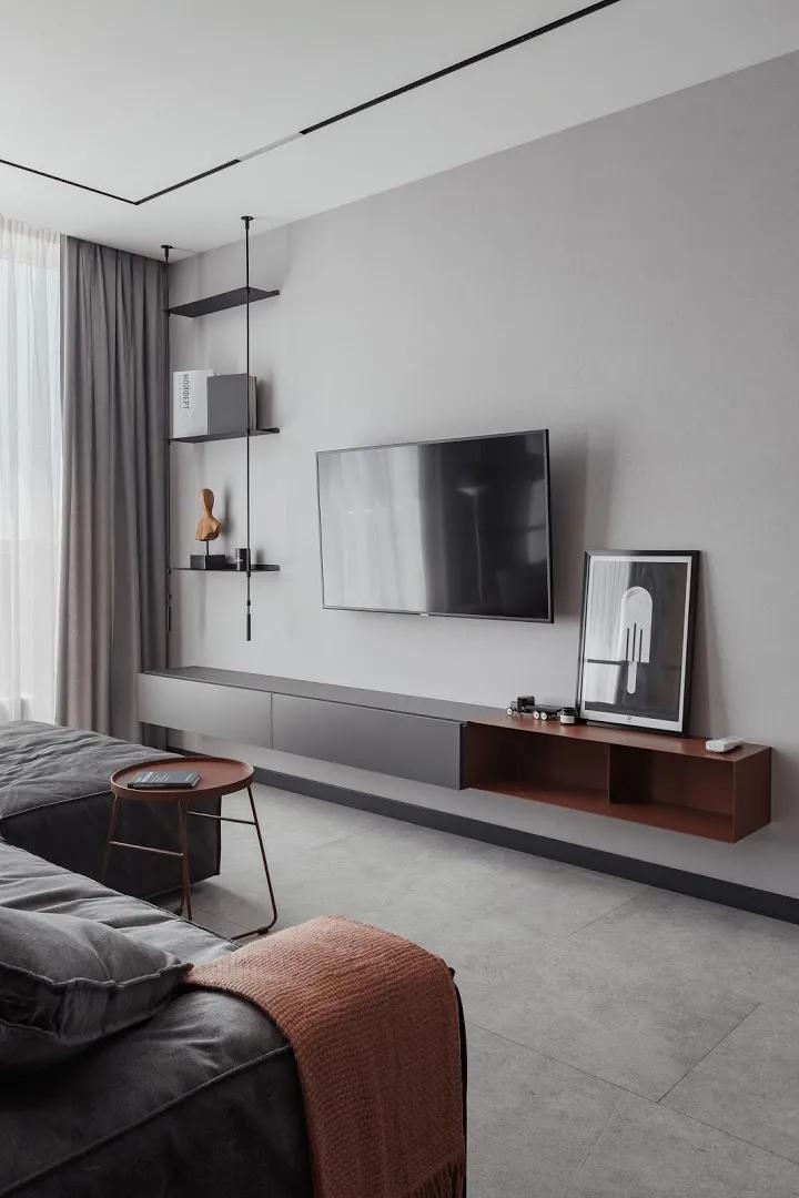 有宁静的灰有饱满的赤陶土色，让平衡元素覆盖全屋