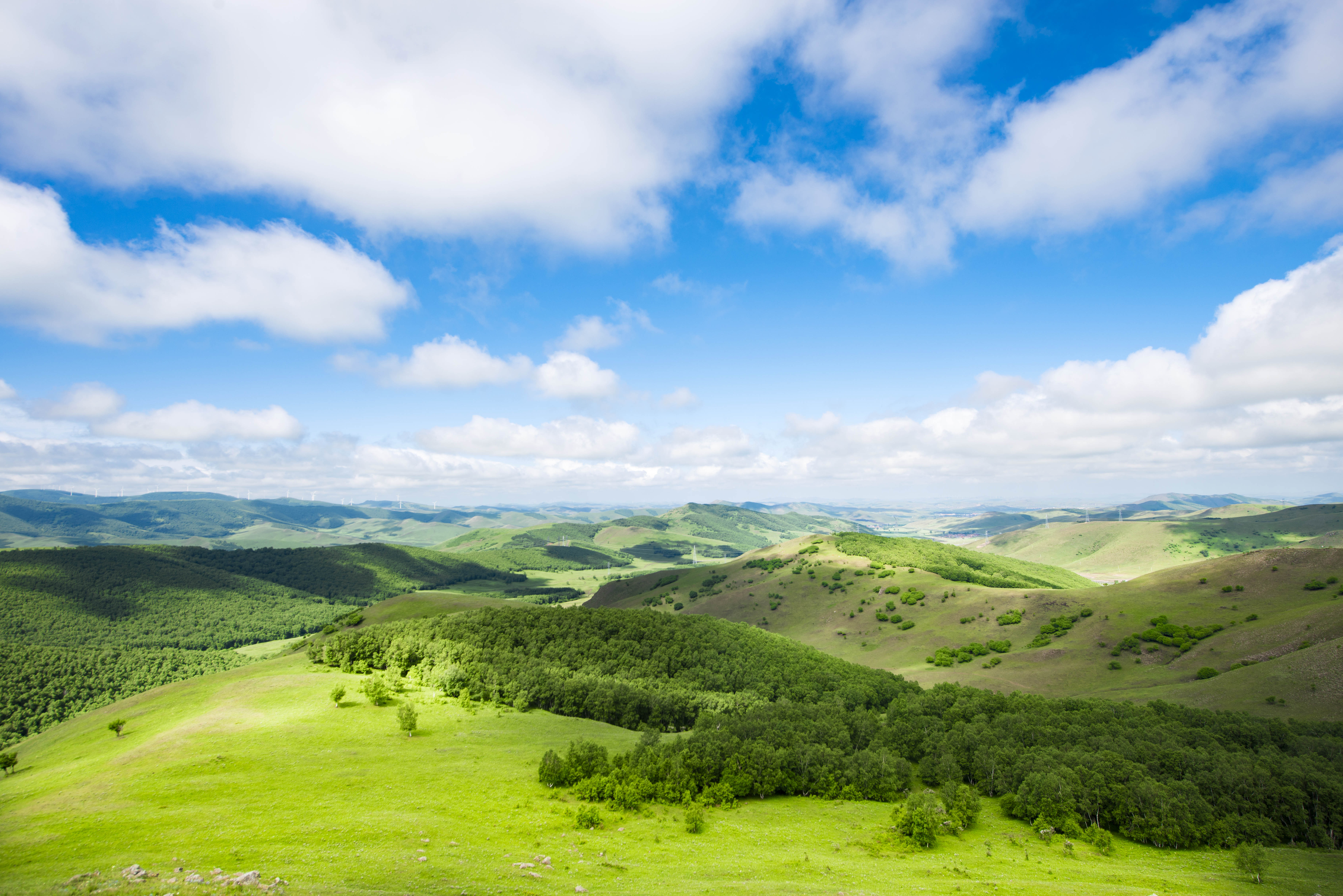 京北第一天路千松坝森林公园,京北第一草原景区和千松坝