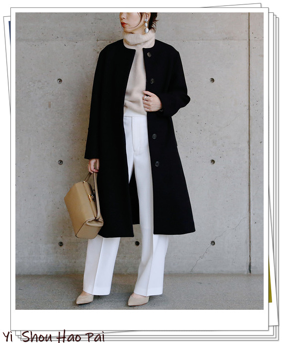 大衣没有领子怎么搭配,大衣领子没有型怎么定型