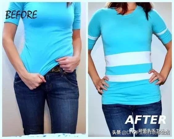 闲置的旧衣服,夏天旧衣服改造露肩衣