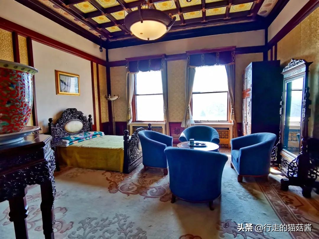 伪满皇宫博物院大气航拍,伪满皇宫各楼平面图