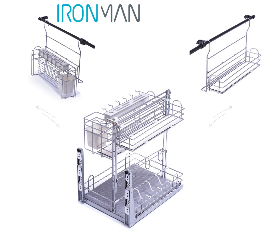 厨房抽屉式拉篮实用还是柜子实用,碗柜拉篮优缺点