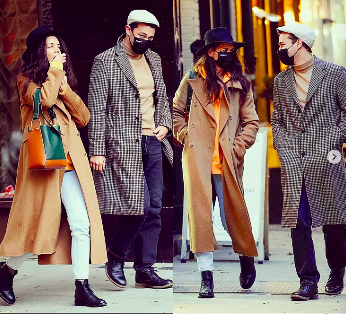 前汤嫂穷人百变穿搭术，一件驼色大衣撑起一个冬天，每次都不同