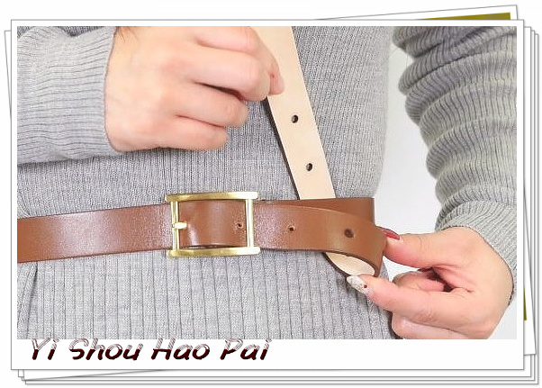 休闲帆布印花腰带怎么搭配,腰带也可以这样搭哦