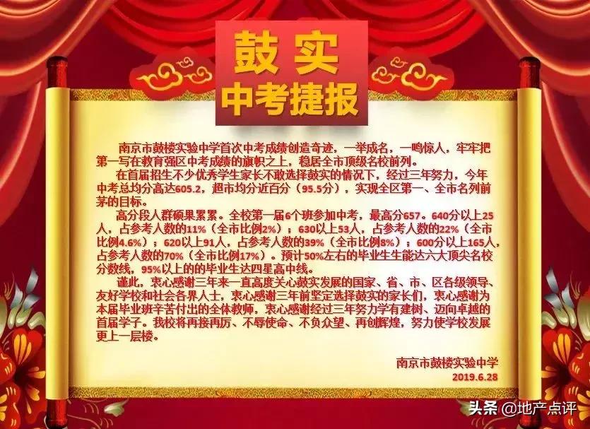 南京初中学校排行榜,2019南京初中排行榜