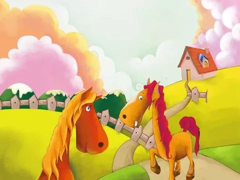 小孩有声绘本故事小马过河,小马过河绘本故事简笔画