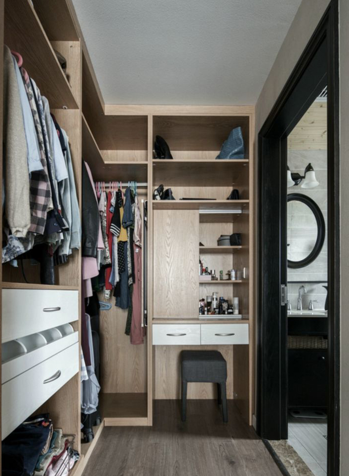 衣帽间怎么做省钱还显得高级,自己打造实用简单衣帽间