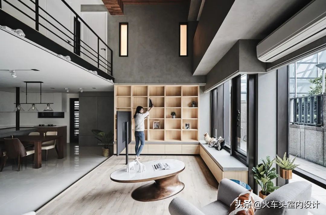 80款挑空客厅设计,大宅就该有这气势
