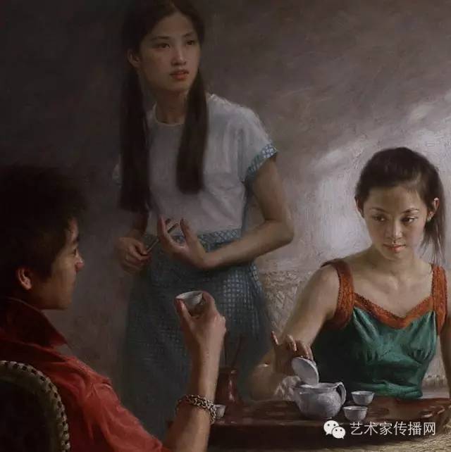 王剑的绘画作品欣赏,画家王剑粉笔画作品欣赏