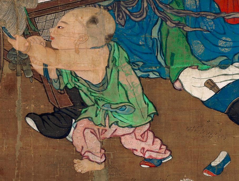 把古画放大了怎么办,500年前的古画放大10倍