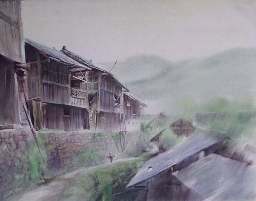 宁波著名水彩画家孙宁,孙宁水彩100幅欣赏