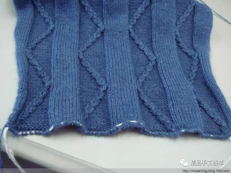 女款长毛衣的织法,圆肩衣的织法教程
