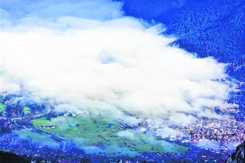 德国最高峰是哪个山,阿尔卑斯山楚格峰在哪里