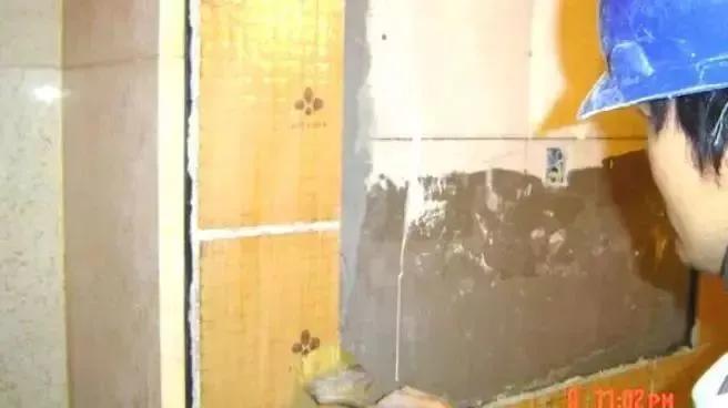 石材拼花地面铺贴过程,石材马赛克拼花