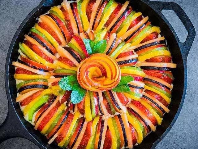 大部分女孩子都喜欢的水果拼盘,高大上水果拼盘简单又好看