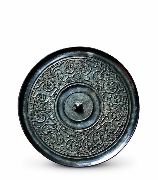 2022年秋拍铜镜拍卖价格,唐代八角花鸟铜镜拍卖价格