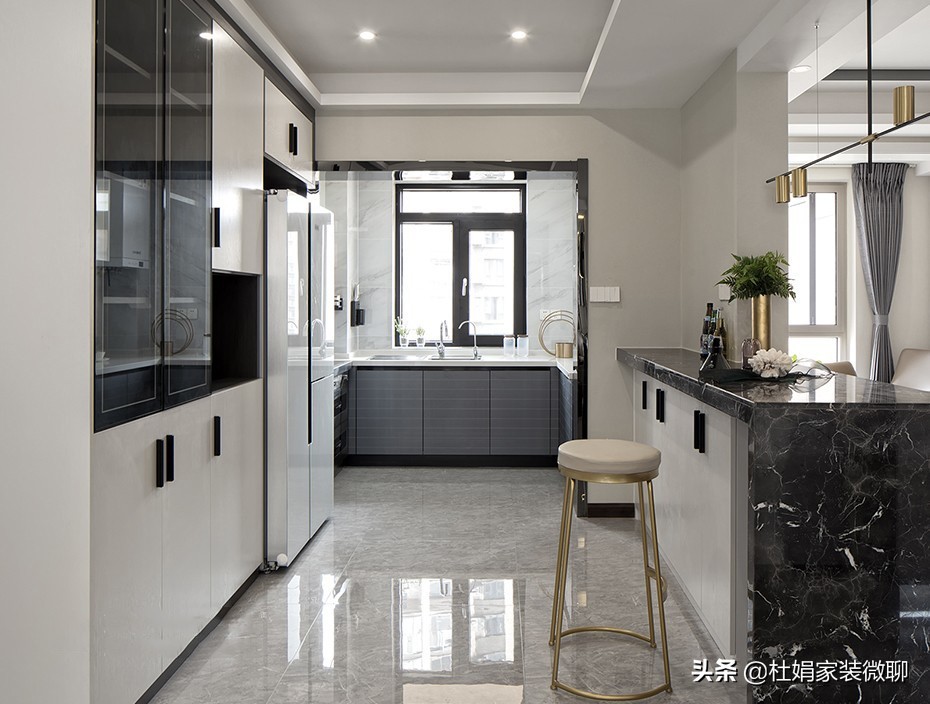 西安灞业大境128平米装修案例,灞业大境三室装修风格