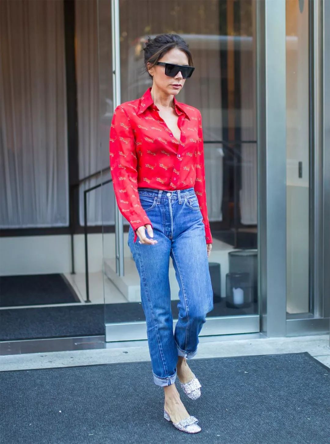 45岁贝嫂维多利亚,贝嫂46岁了依旧不油腻