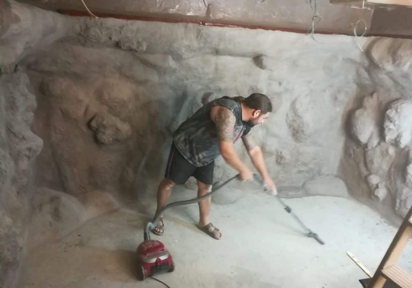 自己做大型水陆缸,在家自己打造一个沙漠缸