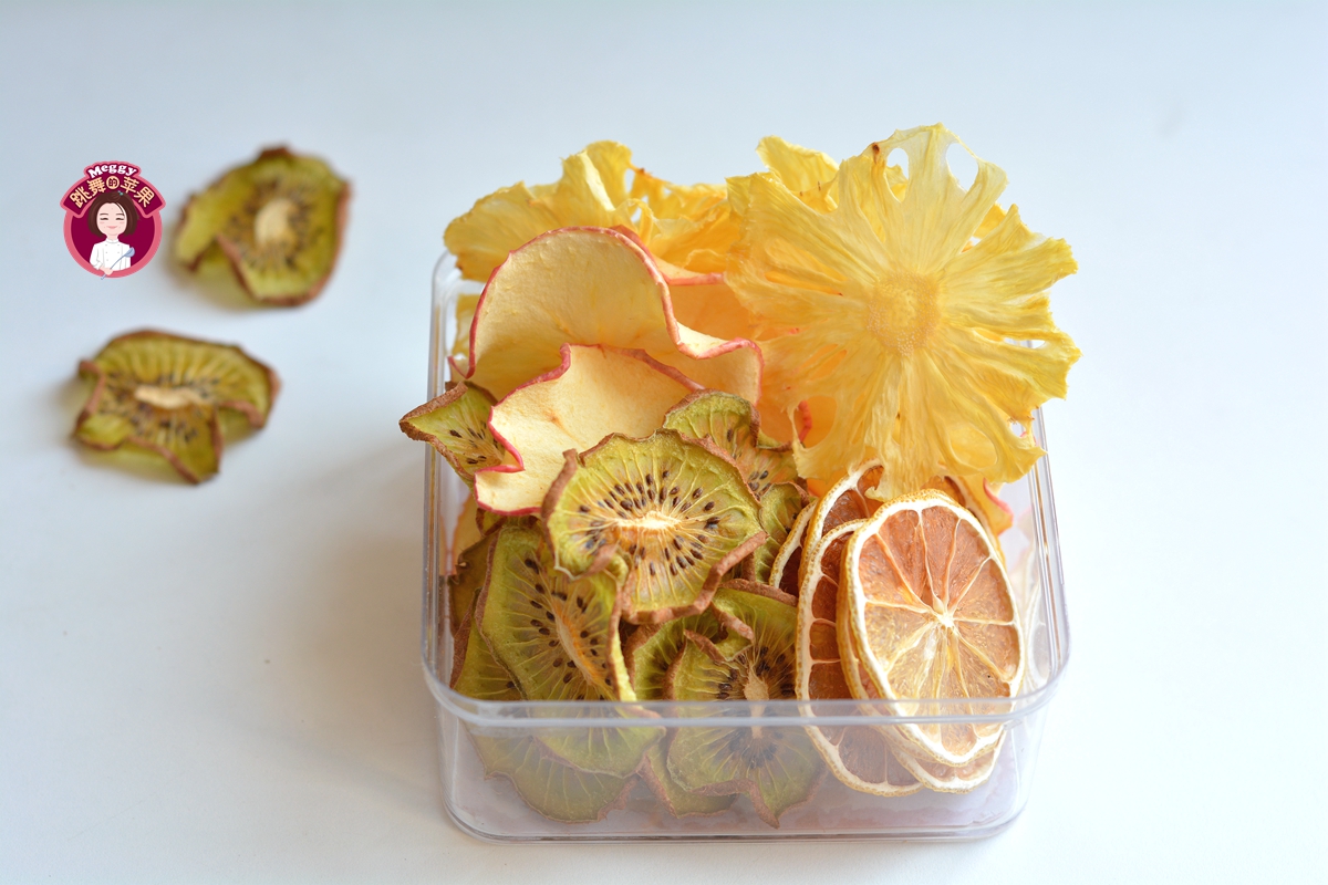 自制水果干不需要烤箱快速风干,水果干零食制作不用晒