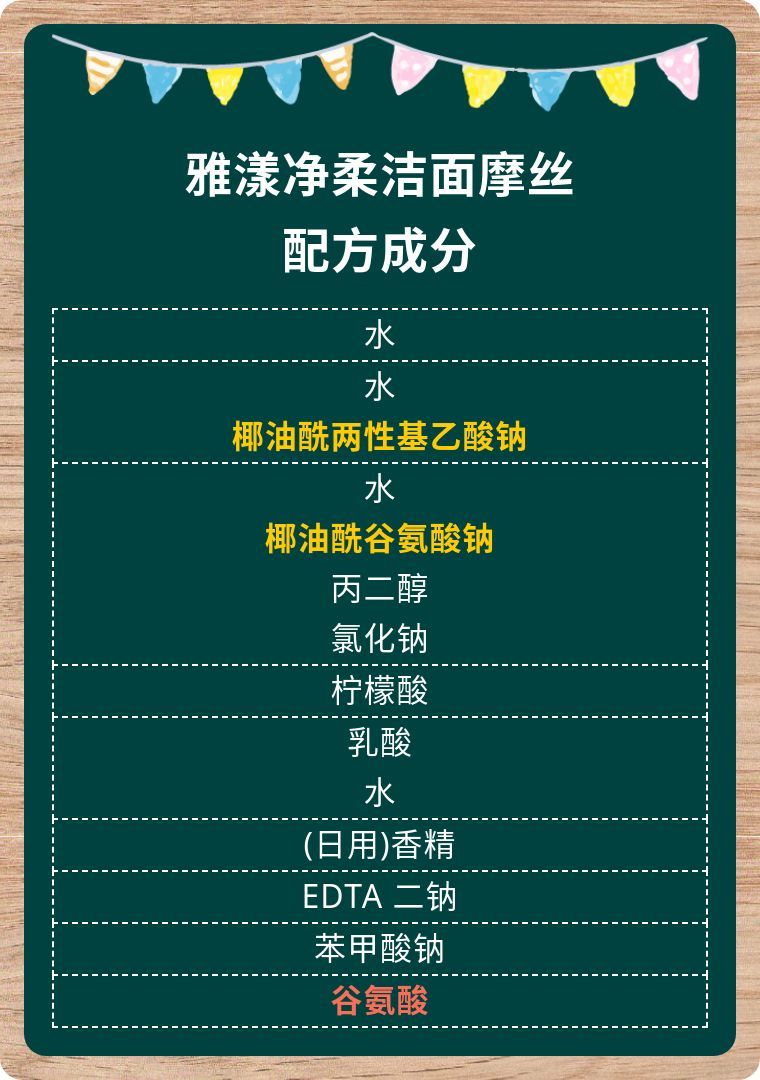 雅漾泡沫洁面摩丝成分安全吗,雅漾净柔卸妆洁面摩丝150ml