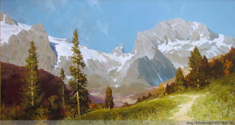 俄罗斯画家画油画海景风景,尤恩乌格罗油画风景作品