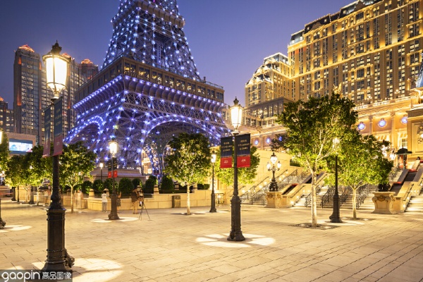 澳门巴黎人酒店设计,澳门巴黎人酒店看巴黎铁塔