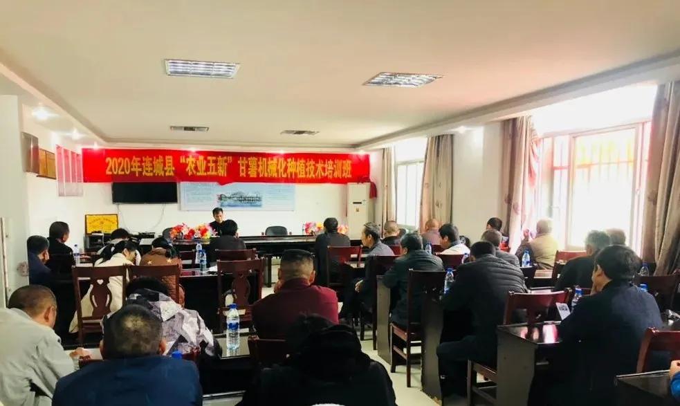 连城县举办甘薯机械化新机具示范推广现场会