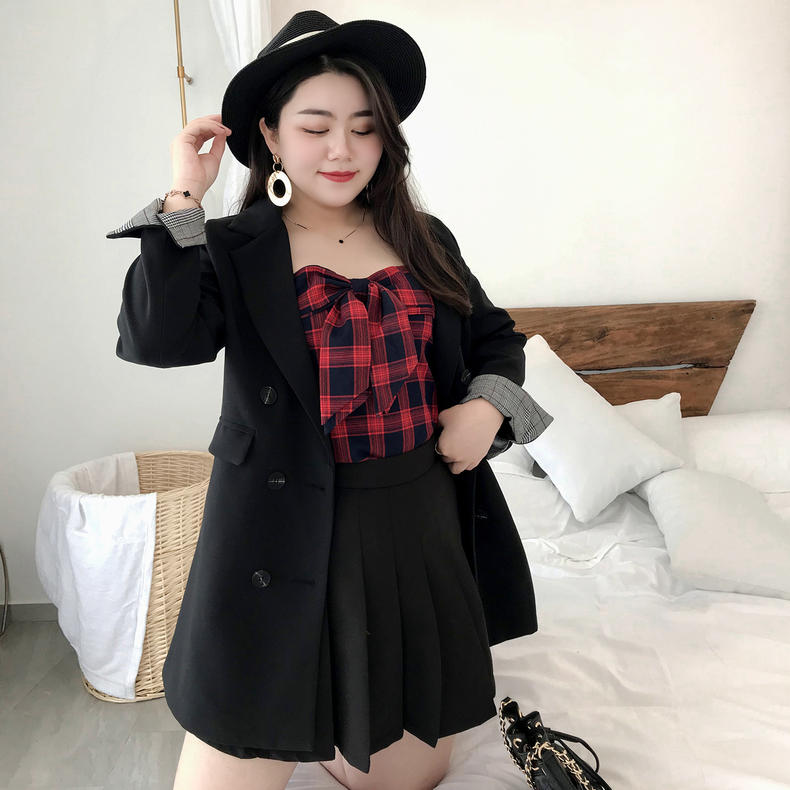 大码胖mm显瘦西装外套薄款,大码胖mm搭配西装外套