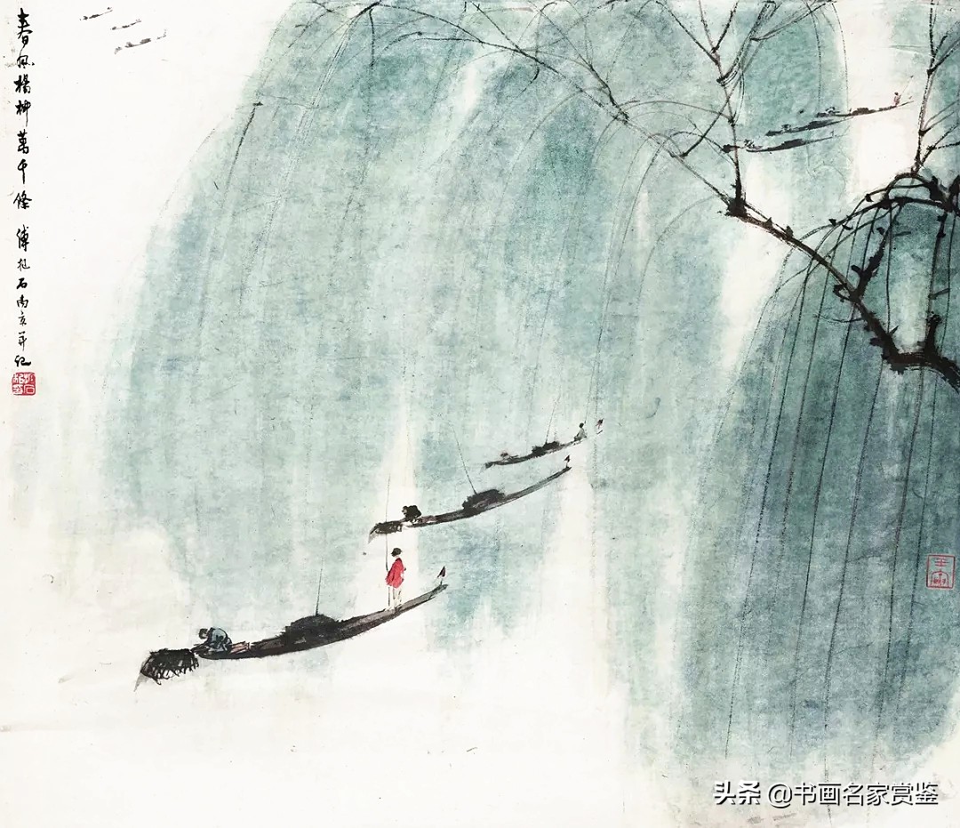 傅抱石大师作品图片,中国画坛巨擘