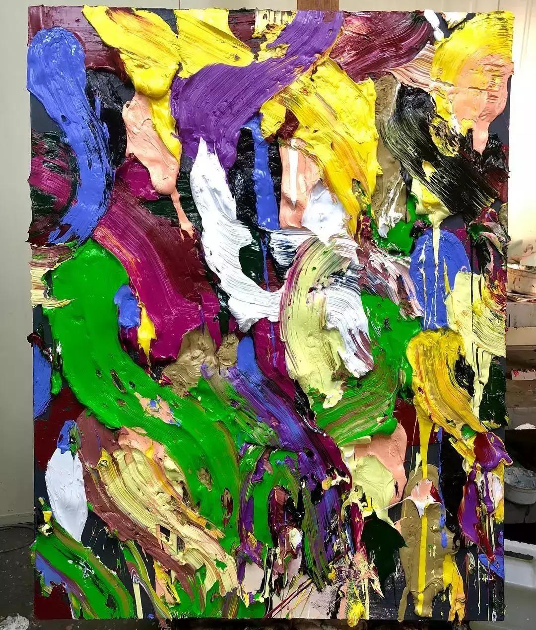 厚画的魅力！韩国shinkwangho用有张力的作品直击眼球！！！