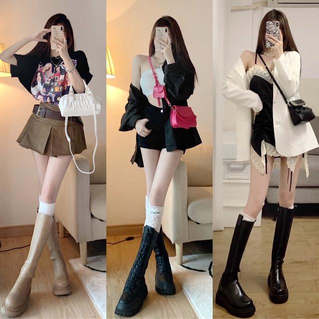 冬季小腿袜搭配啥鞋子不显腿粗,穿上显瘦显白清凉又百搭小腿袜