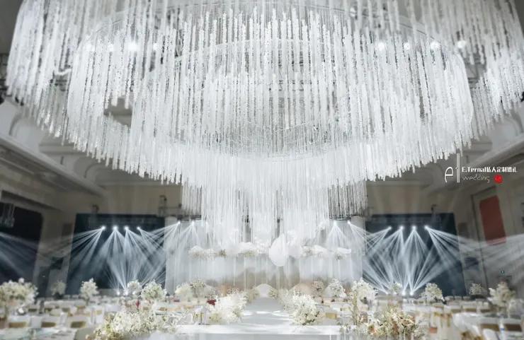 纯净婚礼布置,艺术极简婚礼主题设计