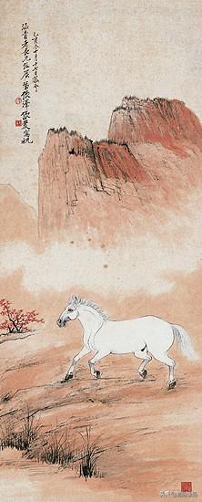 张大千最著名的动物画,张大千画写意的录像