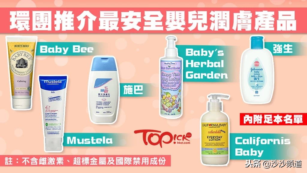 这几种宝宝的婴儿润肤露千万不要用