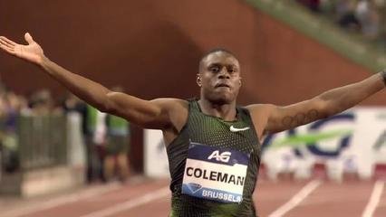 亚洲飞人男子100米跑出9秒95,世界飞人100米大赛最快成绩