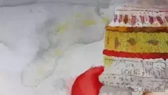 儿童水彩颜料画涂色图片,三丽鸥水彩涂色本怎么画