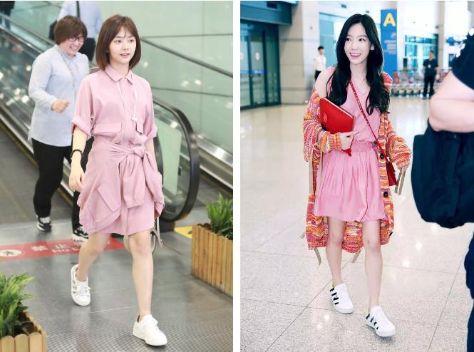 夏天穿裙子小白鞋就是比别人好看,厚底小白鞋怎么搭配裙子女小个子