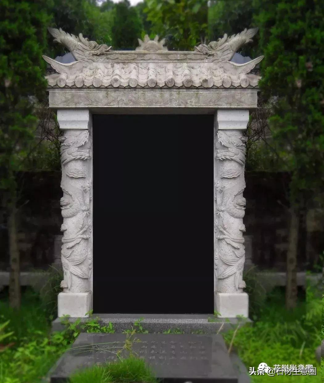 墓碑石材产地及价格,100种墓碑图片