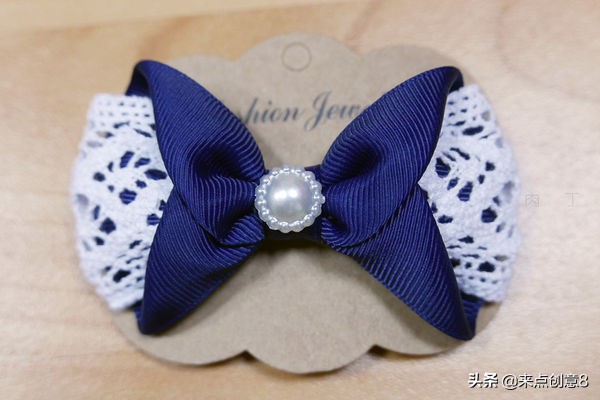 头花发饰成人蝴蝶结蕾丝,蕾丝蝴蝶结发饰小发夹