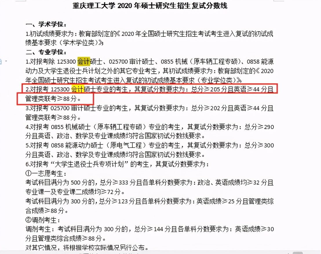 重庆会计专业考研学校,重庆科技大学会计专硕