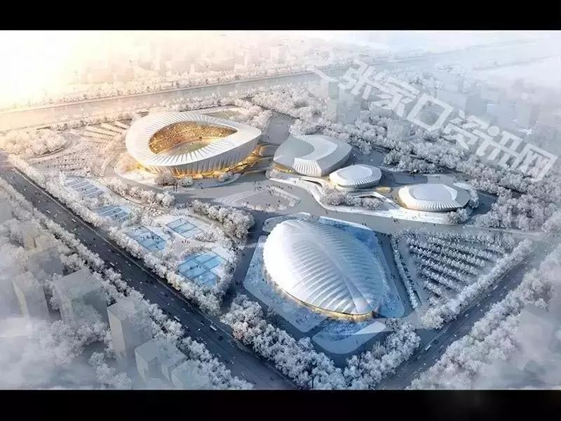 张家口奥体中心施工,张家口奥体中心体育场建设